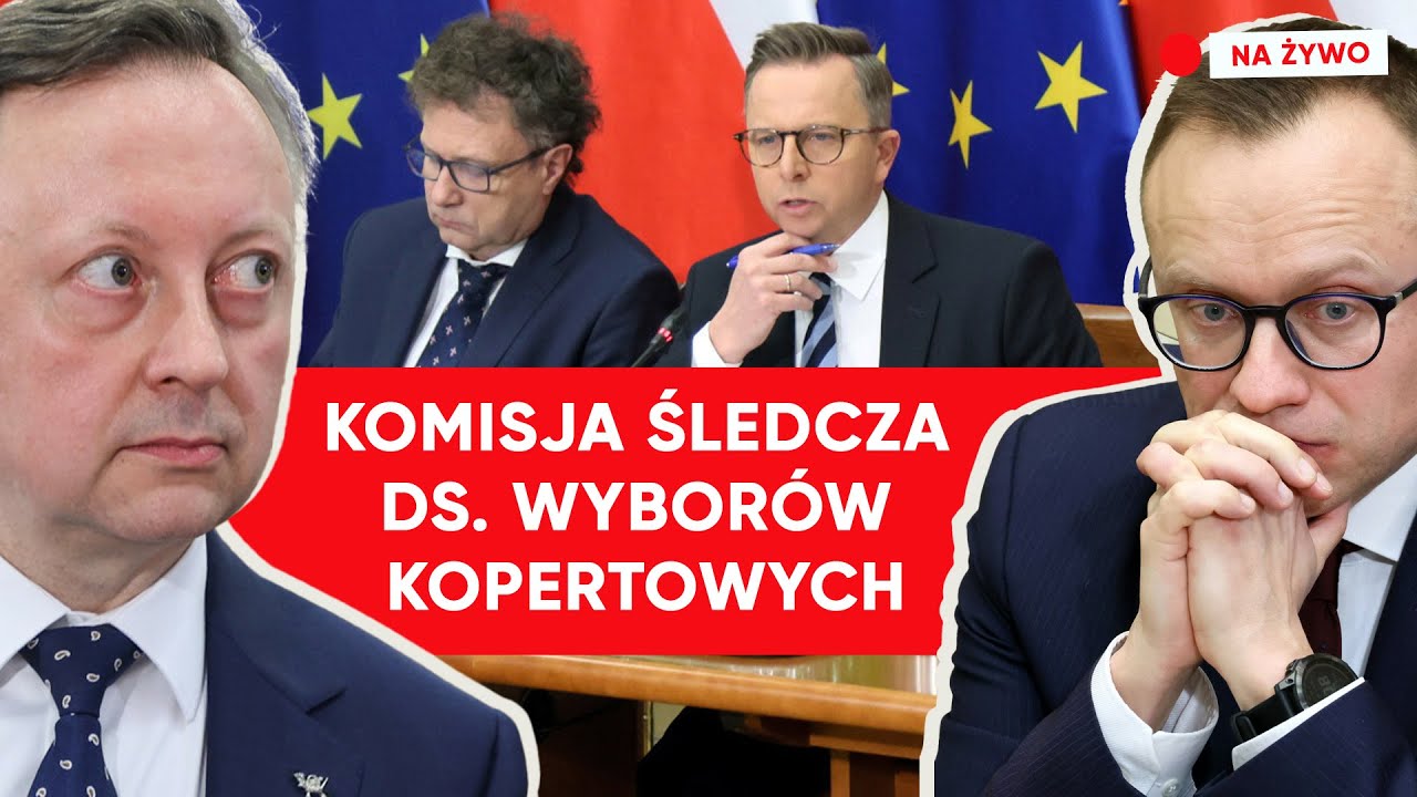 Konfrontacja Sobonia z byłym wiceprezesem Poczty | Komisja śledcza ds. wyborów kopertowych [NA ŻYWO]