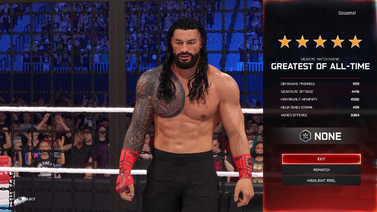 WWE 2K25 - Elimination Chamber Match | PS5 [4K 60FPS]