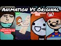 Animation Vs Original | TikTok Compilation from @spooder_woman