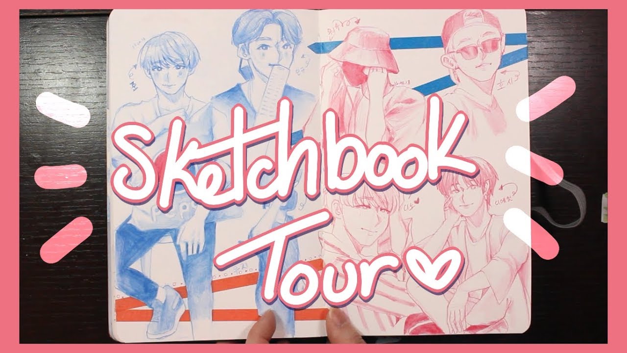 Sketchbook Tour 2018 |6 Month Sketchbook!| - YouTube