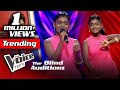 Mdhinushika  kannalane  blind auditions  the voice teens sri lanka