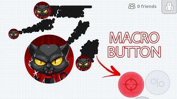 MACRO BUTTON + SOLO TAKEOVER (AGAR.IO MOBILE)