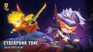 Chibi Cyberpunk Yone &amp; Chibi Soul Fighter Gwen – Skin Preview  || Golden Spatula