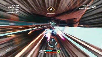 Redout 2 - Tartarus Mines Sisyphus, Time Attack (A-League, Gold + Trophy)