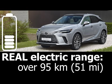Lexus RX 450h+ Electric Range: City, Highway Real-Life mpkWh, kWh/100 km Plug-In Hybrid PHEV 2025