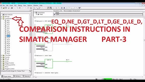 COMPARISON INSTRUCTIONS IN SIMATIC MANAGER 5.6 PART-3