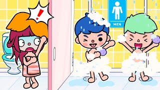 : Pretend Boy In All Boy School  Sad Story | Toca Life Stories | Toca Boca