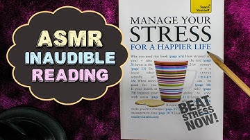 ASMR INAUDIBLE WHISPERS - BOOK READING - TRACING - PAGE FLIPPING