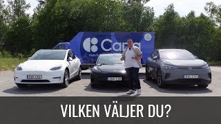 Tesla Model Y LR VS Volkswagen ID.4 Pro | Elbilsmagasinet