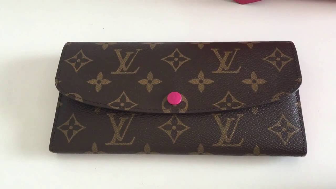 Review: Louis Vuitton Hot Pink Emilie Wallet - YouTube