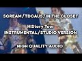Scream/They Dont Care About Us/In The Closet - HIStory tour (Instrumental/Studio Version), AUDIO HQ