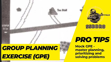 GPE 7 - Group Planning Exercise practice session - #freessbguidance by #ssbbro