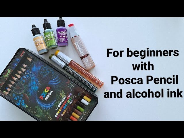 Alcohol Ink, Beginner Tutorial Fluid Art ( in real time) ( nr 56