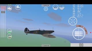 Sky On Fire: One Spitfire intercepting Two Stukas!