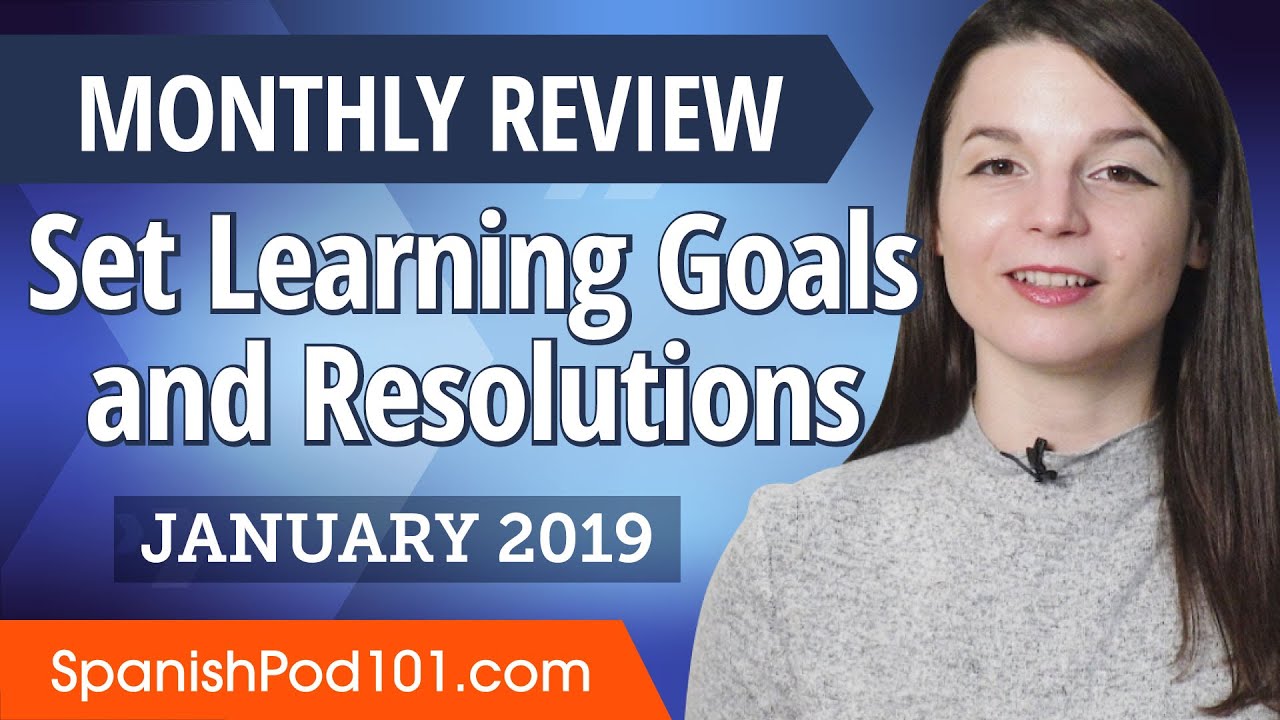 ⁣How to set achievable Spanish goals and resolutions? | Spanish January Review