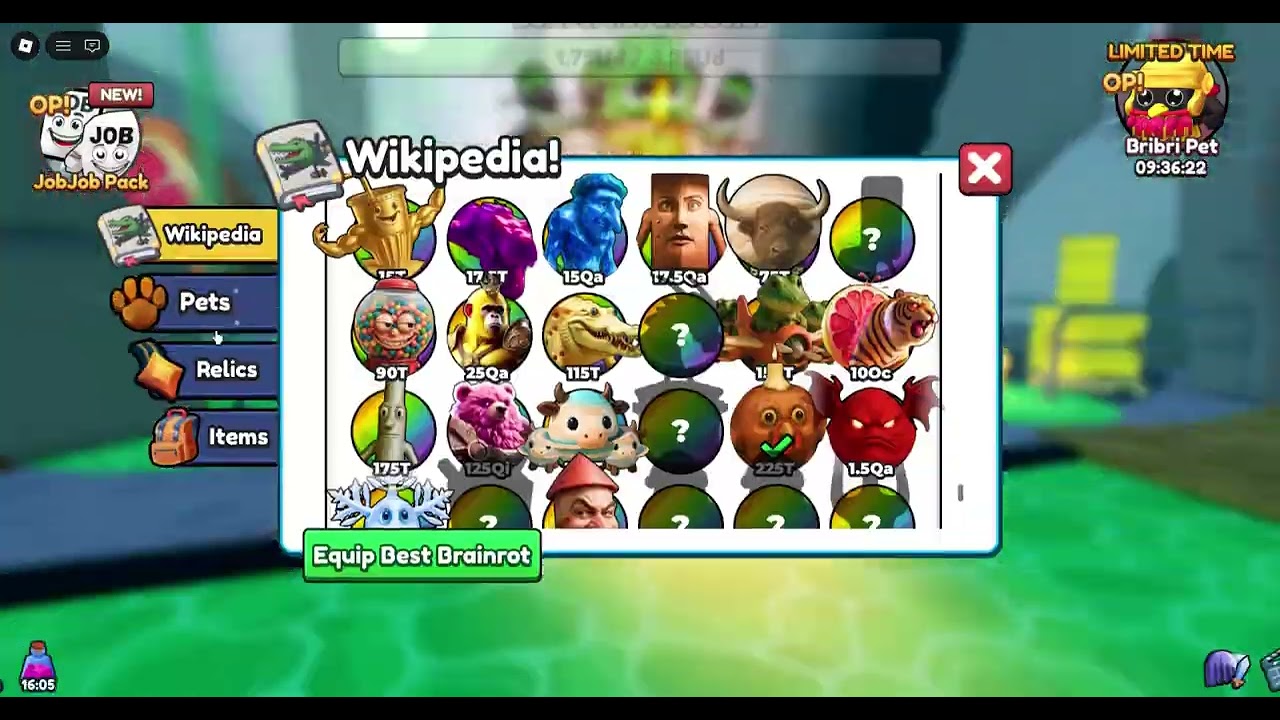 all my secret in brainrot evolution