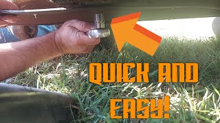 Husqvarna YTH1542XP blade change.
