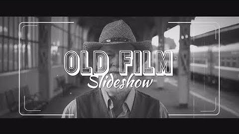 Old Film Slideshow After Effects Templates