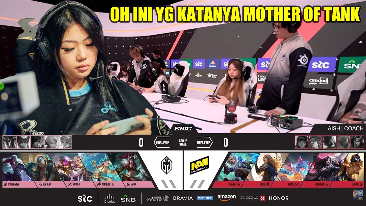 ASHLAY KALEA HANIE PHARSA ARIA ARLOT !! GAIMIN GLADIATOR VS NAVI MY GAME 1