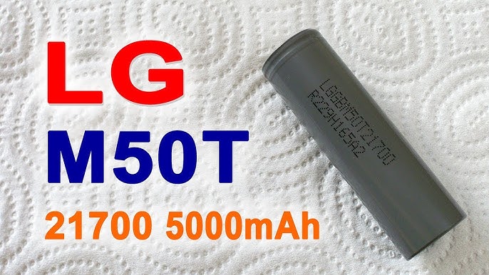 Baterías de Litio Samsung INR21700-50E/50G 5000mAh, 10A