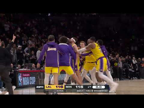 Austin Reaves' CRAZY Game-Winning Floater! 🚨 #TissotBuzzerBeater