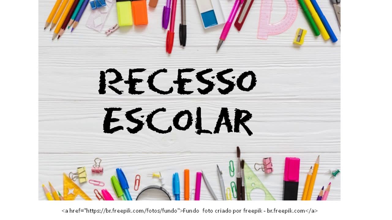 Recesso Escolar Outubro 2020 - YouTube
