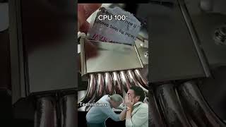 Isınma sorunu çözülmedi çünkü işlemci hâlâ jelatinli.Ustaya Selamlar😂🔥#cpu #termalmacun  #komikvideo