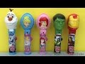 Lollipop Pop Ups !!! Surprise Toys Marvel Avanges Lalaloopsy Shopkins