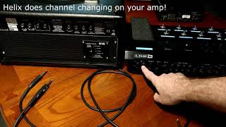 Helix Loop in your real amp plus channel changing!
