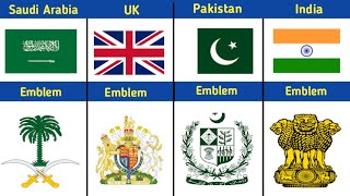 National Emblem of different countries ||  Which is your favourite Emblem ?