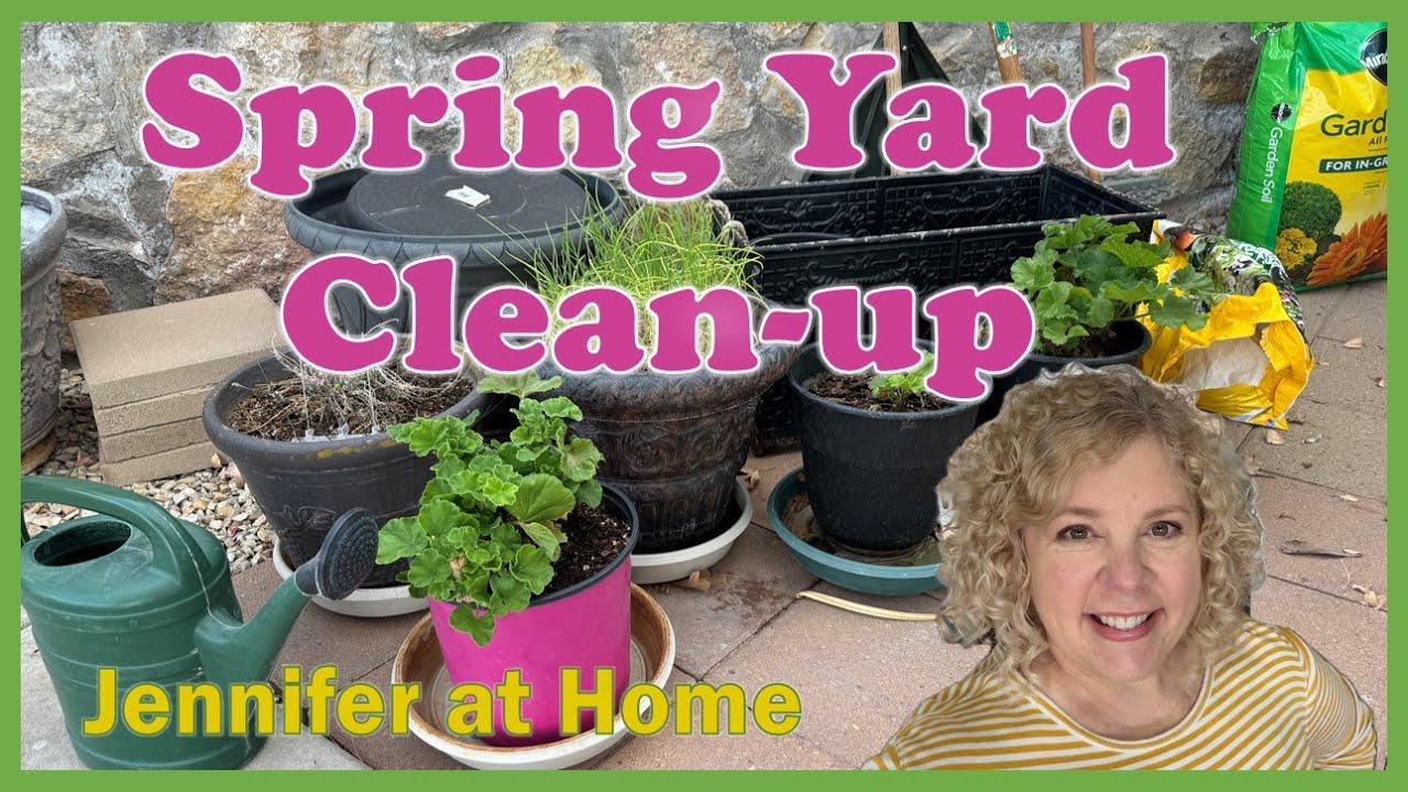 SPRING YARD CLEANUP home cleaning homerepair spring yard planting