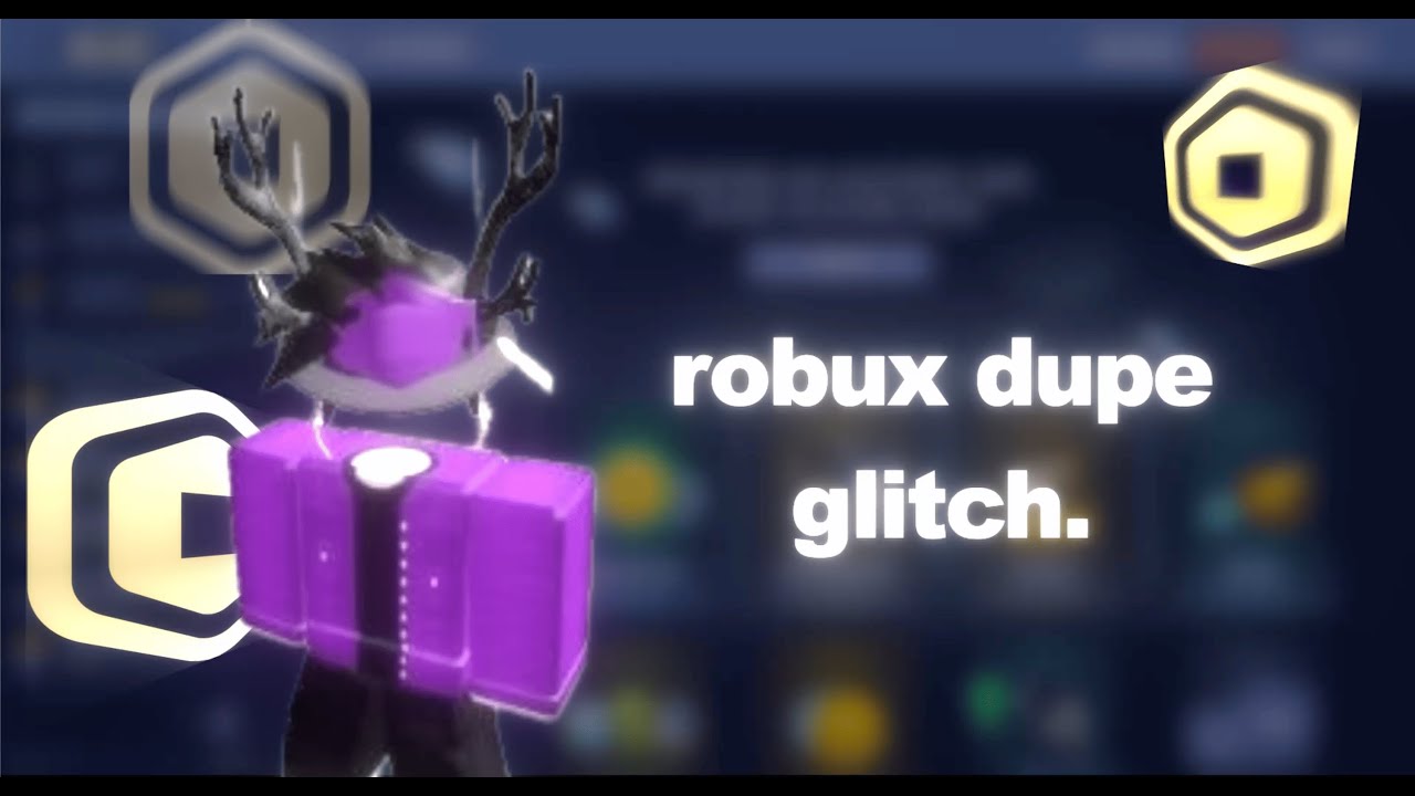 Robux DUPE glitch (infinite money glitch) - YouTube