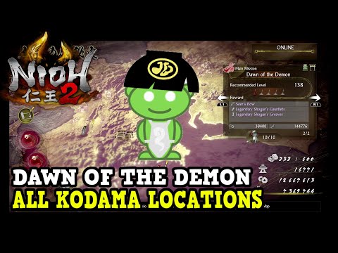 Nioh 2 Dawn of the Demon All Kodama Locations & Hot Springs (The First Samurai DLC)
