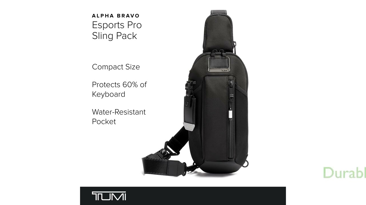 REVIEW (2026): TUMI Alpha Bravo Esports Sling. ESSENTIAL details