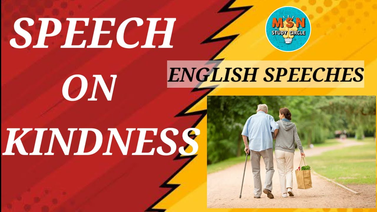 speech topic kindness