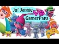 Trolls the movie challenge  juf jannie vs gamerpapa