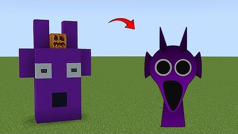 How to Spawn New Sprunki Durple Phase 2 in Minecraft Pe 