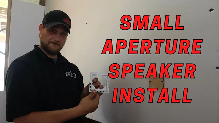 James Loudspeaker Small Aperture Speaker Install!