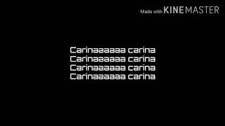 Carina by Ish kevin (video lyrics by Bienvenue lyrics)