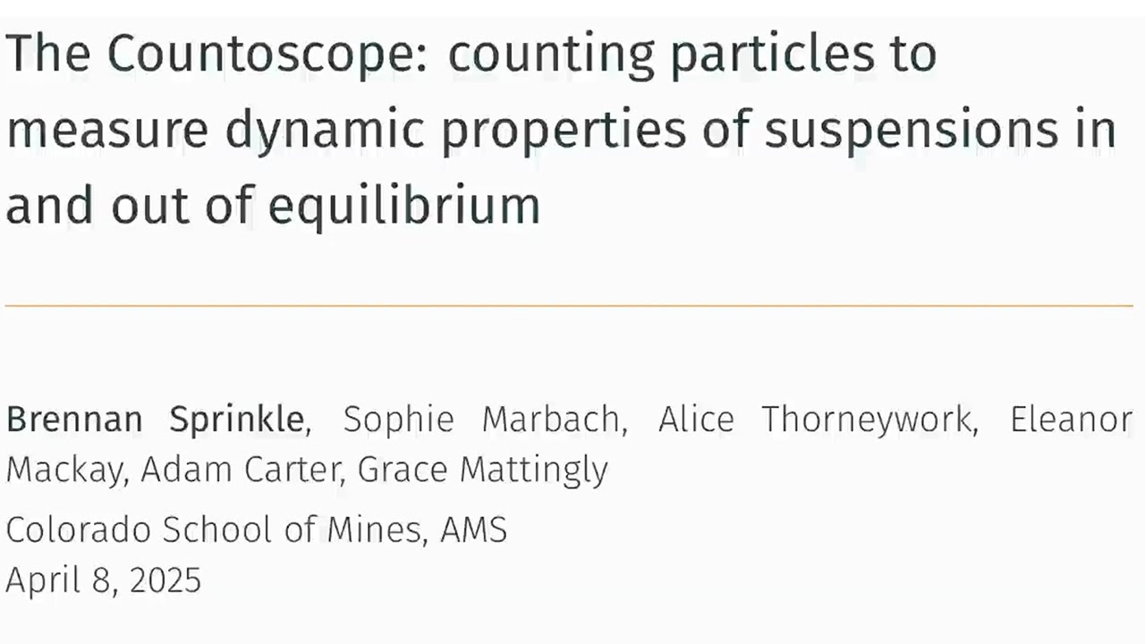 The Countoscope: Counting Particles to Measure Properties of Suspensions in and Out of Equilibrium