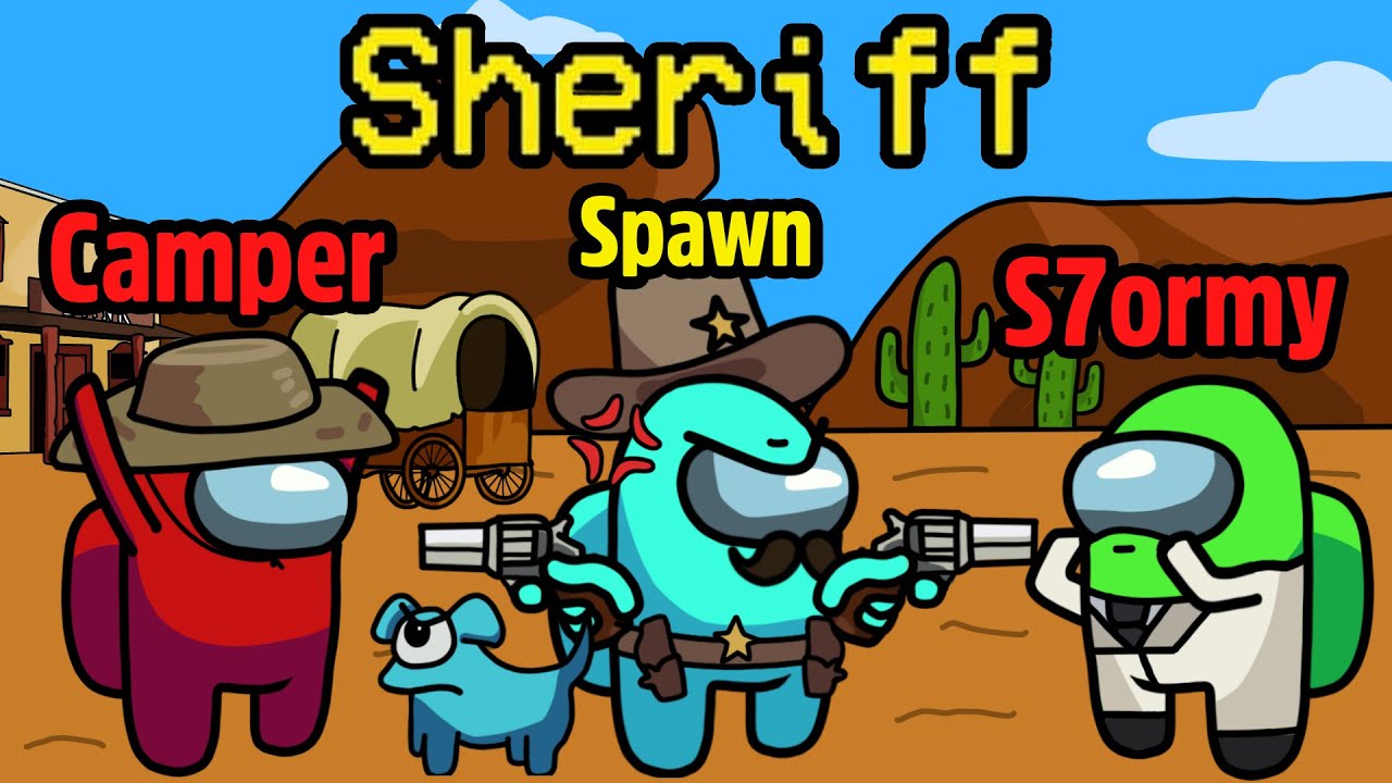 IL RUOLO SCERIFFO che può UCCIDERE gli IMPOSTORI! - Among Us Mod iNoob