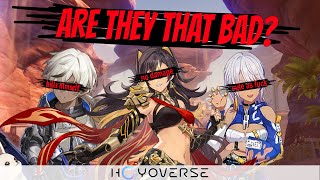 Does hoyo intentionally make colored units worse l Genshin & Honkai analysis