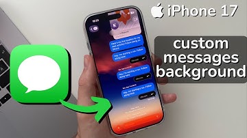iPhone 17 | How to Change Custom Background in Messages
