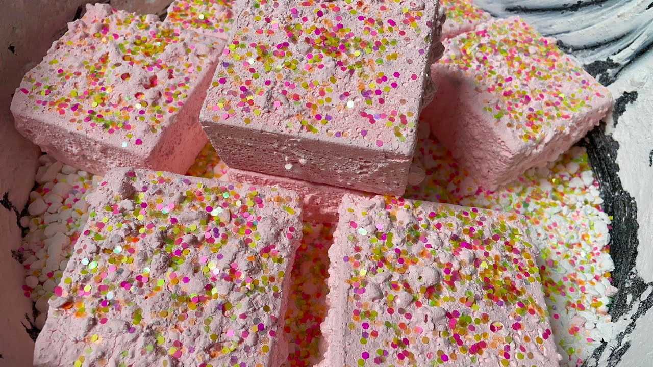 Peach Pasted Gym Chalk Blocks - YouTube