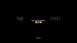 Me to my loosu 😒💖😂| Black Screen Lyrical Edit | Slofybeats 2.O #funny #funnyvideo #fun #memes #jokes