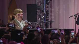 Rocketman Special Events Elton And Taron Perform Together