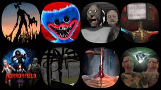 Siren Head Field 💥 Poppy Playtime 1 💥 Granny Chapter 2 💥 TV Head Escape 3D 💥 Horror Field 💥 screenshot 1