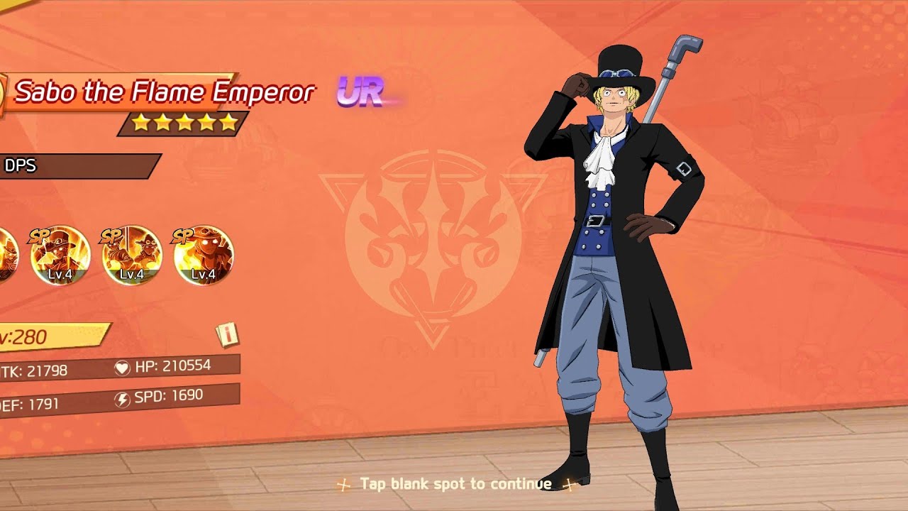 SABO the flame emperor |Tổng tham mưu trưởng SABO UR Full SP |Tướng mới ...