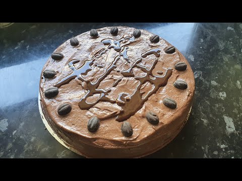 Video: Sjokoladekake Med Kaffekrem Og Rom