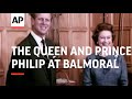 THE QUEEN AND PRINCE PHILIP AT BALMORAL - COLOUR